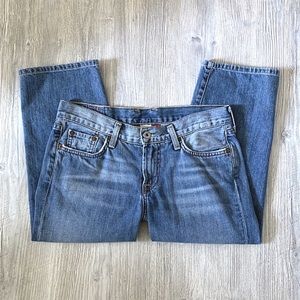 EUC Lucky Brand Sugar Baby Crop Denim Jeans